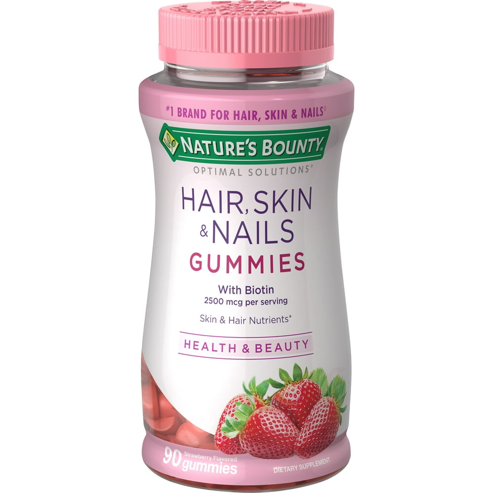 Nature's Bounty® Optimal Solutions Hair, Skin & Nails, 90 Gummies