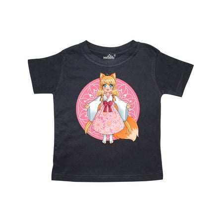 

Inktastic Fox Chibi Anime Girl Gift Toddler Toddler Girl T-Shirt