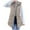 Khaki, variant on 50% Off Clear! Viikei Winter Coats for Women Fashion Women Pocket Coat Long Jacket Winter Sleeveless Down Cotton Waistcoat