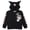 Kuromi Charcoal Gray, variant on Hello Kitty Toddler Girls' Hooded Ears Fleece Zip-Up Hoodie Pink