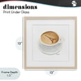 thumbnail image 4 of Stupell Industries Modern Eiffel Tower Latte Birch Framed Print Under Glass, 13 x 13, by Hillary Holt, 4 of 8