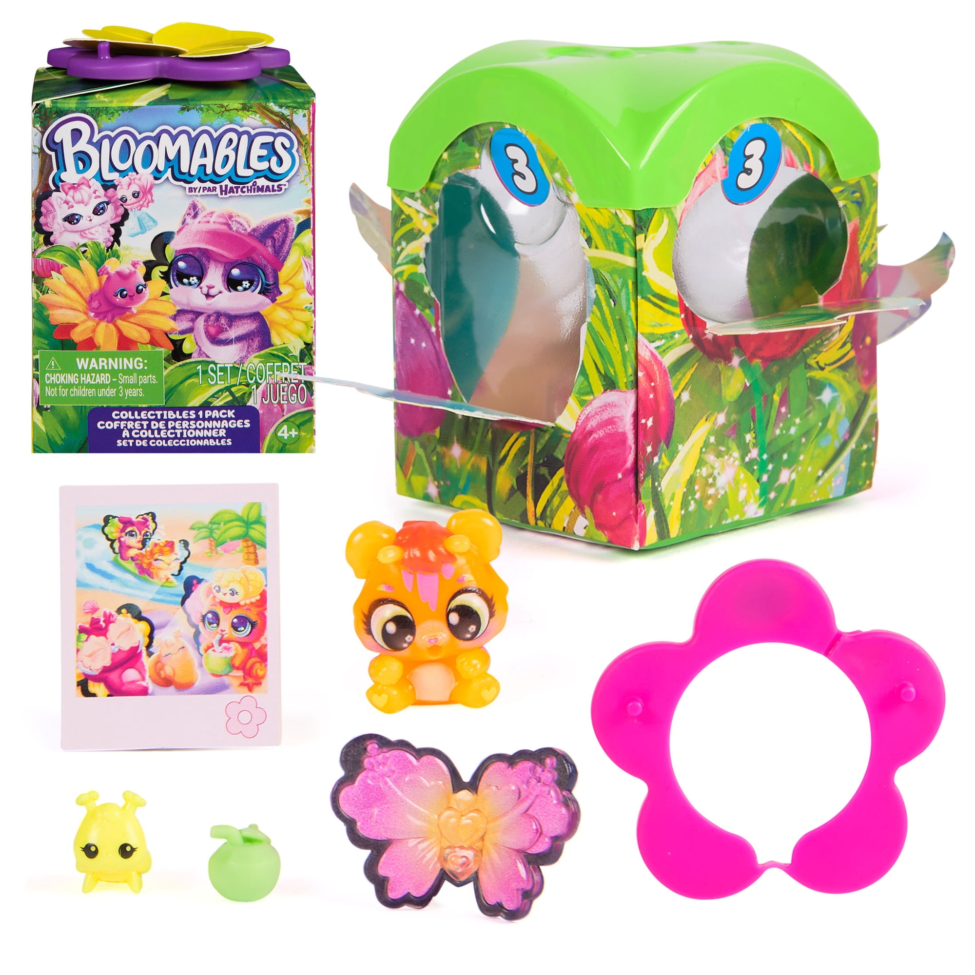 Bloomables by Hatchimals, 1 or 2 Surprise Figures Pack (Styles Vary) for Ages 4 and up