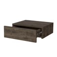 thumbnail image 4 of Dark Brown Wall-Mounted Floating Nightstand, 4 of 6