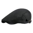 thumbnail image 1 of Women Summer Thin Retro Hollow Mesh Breathable Adjustable Sun Cap, 1 of 4