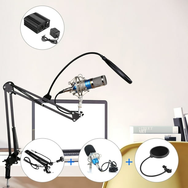 Excelvan BM8000 Professional Studio Condenser Microphone Set, XLR