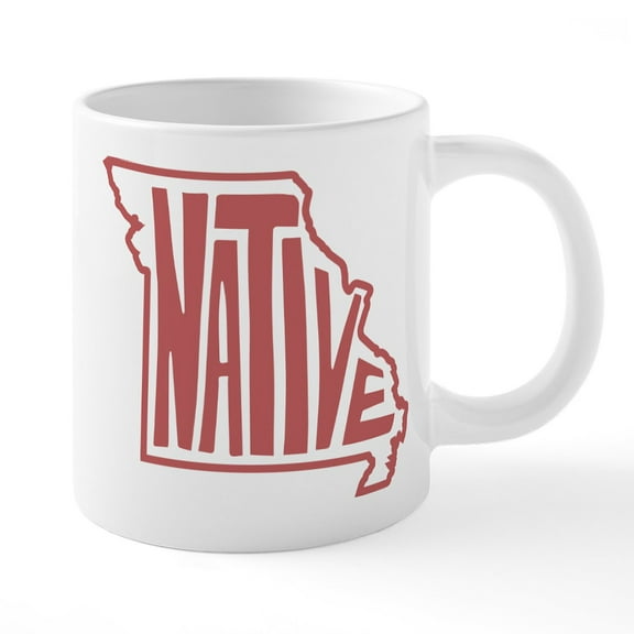 CafePress - Missouri Native - 20 Oz White Ceramic Mega Mug