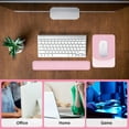 thumbnail image 6 of Mosiso Ergonomic Mouse Pad with Wrist Rest, Non-Slip Base Keyboard Wrist Rest Support, Memory Foam Computer Mouse Mat for Easy Typing and Home/Office Pain Relief, Pink, 6 of 7