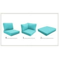 thumbnail image 7 of TK Classics High Back Cushion Set for COAST-13a in Cocoa, 7 of 7