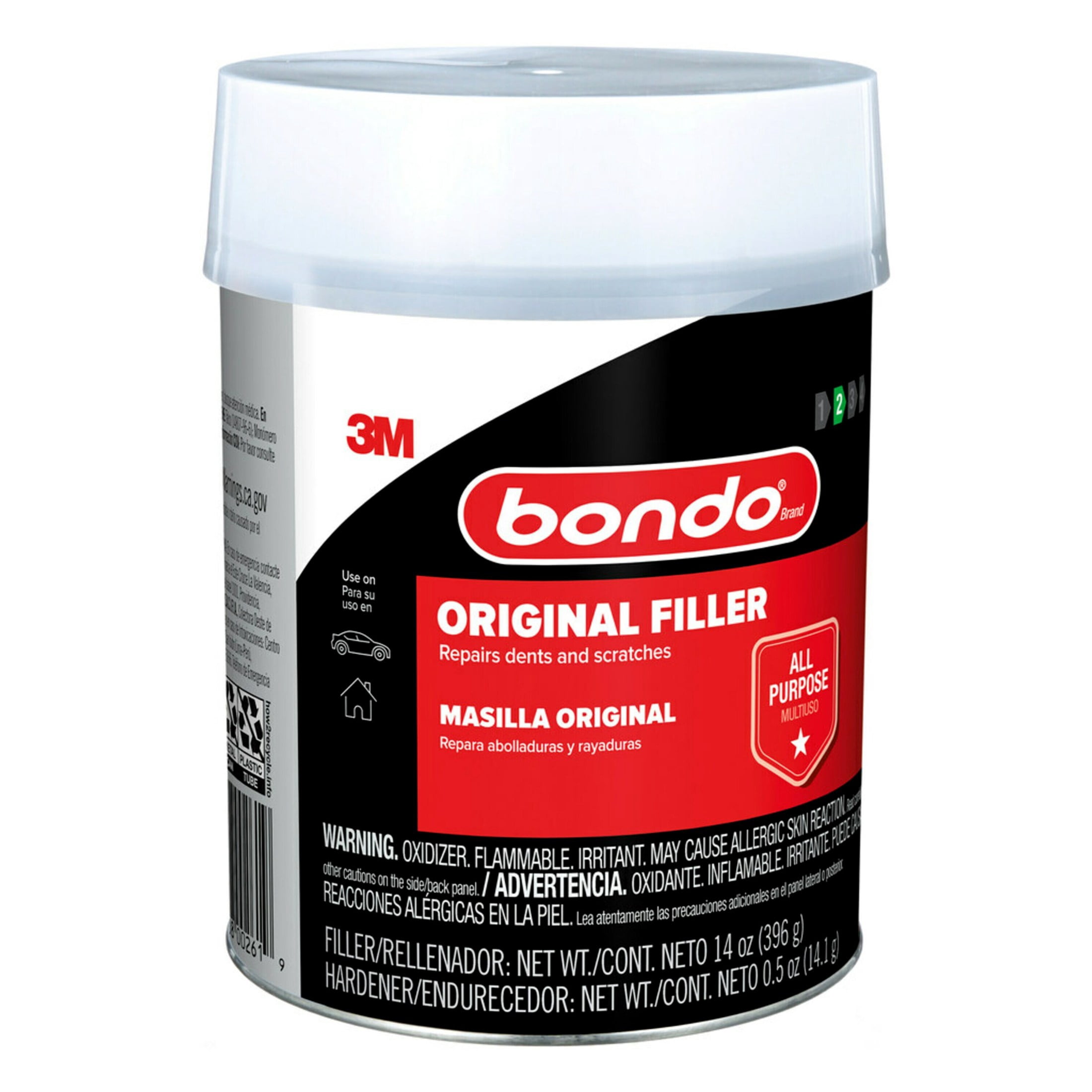 Bondo Body Filler, 00261ES, 14 fl. oz.