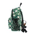 thumbnail image 4 of FORMRS School Backpack with Front Zippered Pocket 12" Student Travel Daypack, Small White Flowers, 4 of 6