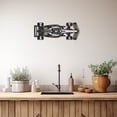 thumbnail image 2 of LaModaHome Exclusive Formula 1 Line Art Metal Wall Art Decor – Durable & Artistic Metal Wall Art for Home and Office Decor, Perfect for Any Interior Design Aesthetic, 2 of 4