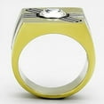 thumbnail image 3 of Anillo Color Oro Para Hombres de Acero Inoxidable Doble X, 3 of 4