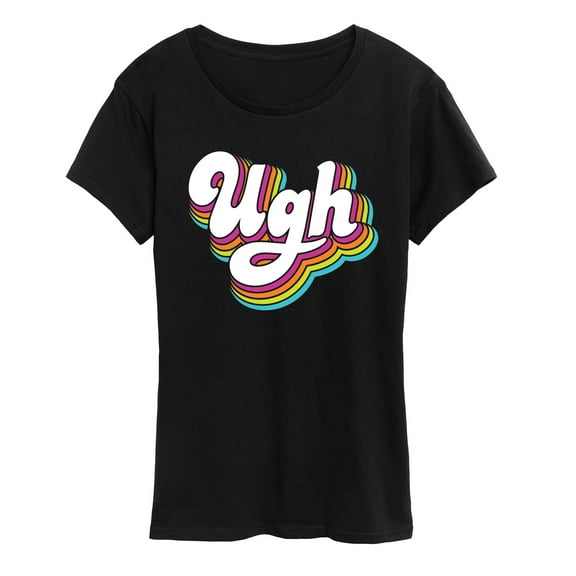 Instant Message - Ugh Rainbow - Women's Short Sleeve Graphic T-Shirt
