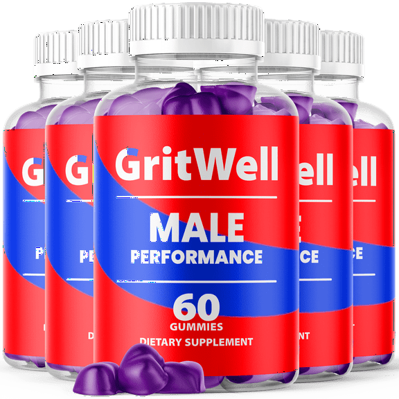 GritWell Gummies Advanced Formula All Natural Vitamin Supplement Grit Well 300 Gummies