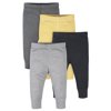 Onesies Brand Baby Boys Pants, 4-Pack (Newborn-12 Months)