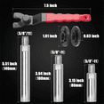 thumbnail image 2 of Angle Grinder Extension Shaft Connecting Rod, 12PCS Angle Grinder Attachments with 5/8-11 Thread, 2 of 6
