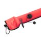 thumbnail image 3 of Boya marcadora de superficie de buceo, tubo de señal de seguridad inflable para buzo con válvula de ventilación, 1,15 m x 13 cm, naranja y rojo, 3 of 10