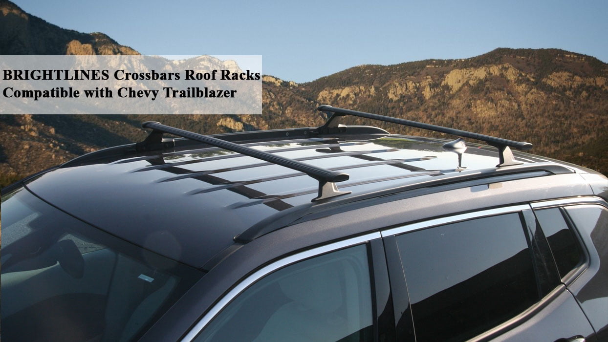BRIGHTLINES Crossbars Roof Racks Compatible with Chevy Trailblazer 2021-2026 for Kayak Luggage Ski Bike Carrier