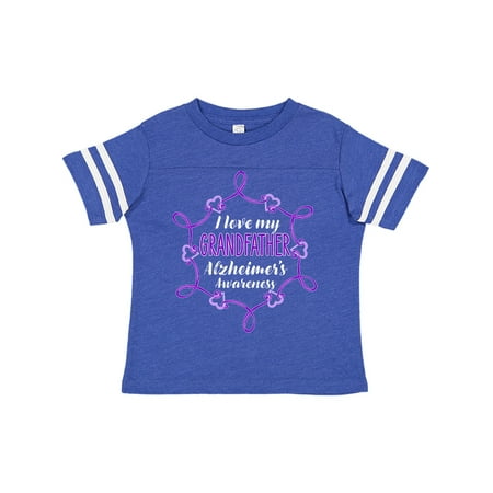 

Inktastic I Love My Grandfather Alzheimer s Awareness Gift Toddler Boy or Toddler Girl T-Shirt