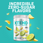 XTEND EAA Post-Workout Powder, for Muscle Recovery, Sugar-Free, Lemon Lime, 40 Servings