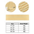 thumbnail image 6 of Xipuska Yellow Orange Striped Bed Runners for Twin Size Bed, Decorative Bed Throws for Foot of Bed, Fall Farmhouse Simple Lines Bed Runner Sofa Throw Bedding Scarf Protector Slipcover for Bedroom, 6 of 6