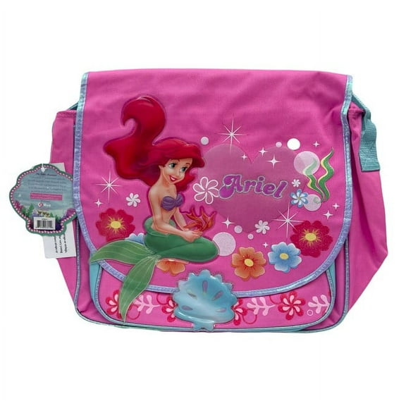 Disney The Little Mermaid Princess Ariel Under The Sea Pink Messenger Bag