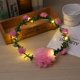 thumbnail image 4 of 4x Cinta para Cabeza Pelo Corona Flor LED Luz Hermoso Guirnaldas para Playa Viajes Fiesta de Bodas Sunnimix Diadema de guirnalda de flores para mujer, 4 of 8