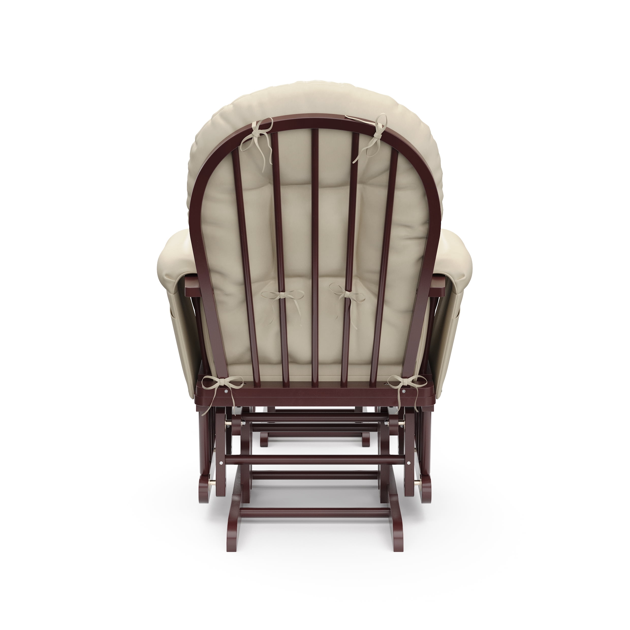 Storkcraft Hoop Nursery Glider with Ottoman, Cherry with Beige