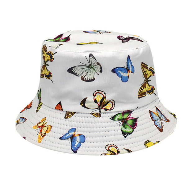 Cute Bucket Hat Beach Fisherman Hats For Women, Reversible  Double-side-wear, Kiwi