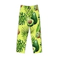 thumbnail image 4 of Fotbe Men'S Kiwi And Avocadoclassic Pajama Pants With Elastic Waist And Drawstring Pockets，Pajama Pants Mens Lounge Pants Super Soft, 4 of 9