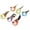 6 Pcs, variant on 6 Pcs 10cm Simulation Birds Fake Artificial Sparrow Statue Desktop Miniatures Foam Ornament for Home Garden Household DIY Decoraction