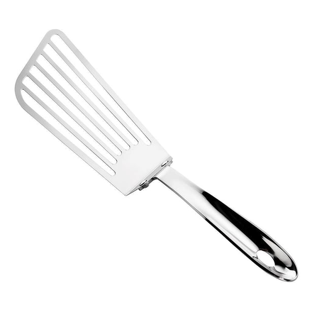 Pala Multiusos De Acero Inoxidable, Pala De Cocina, Pescado Frito, Bistec Frito, Pala Con Fugas, Espátula Ranurada Para El Hogar, Cocina, Restaurante Minnieouse HA020416-00