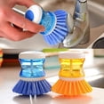 thumbnail image 2 of Home Kitchen Washing Tool Plastic Pot Pan Dish Bowl Cleaning Brush Scrubber, 2 of 6