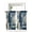 Blue, variant on Green Beige Vintage Tier Curtains 24 Inch Length,Sheer Curtains for Bedroom Living Room Window Modern Abstract Oil Painting Rod Pocket Drapes Kitchen Curtains Small Half Window 27.5"x24" 2 Panels