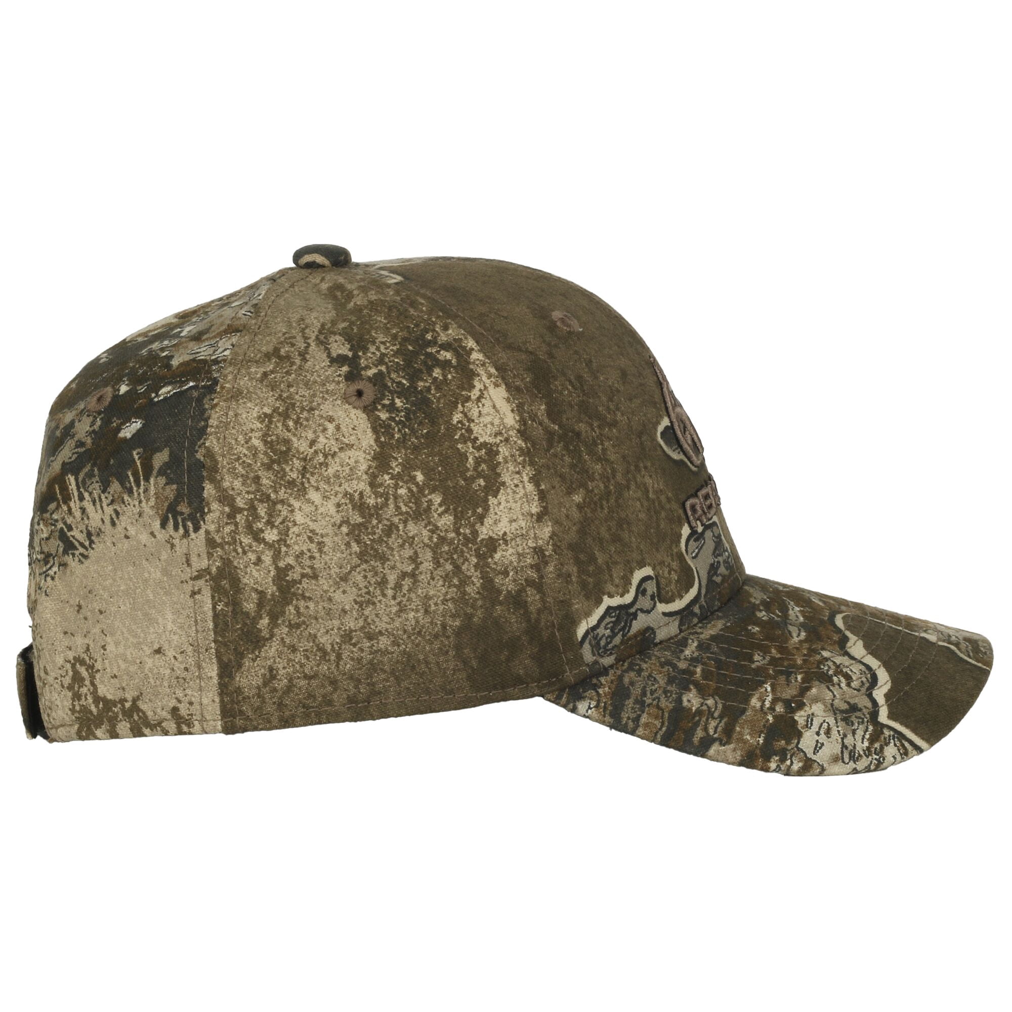 Realtree Excape Camo Hunting Hat, Structured, Cotton Men's Cap w/ Tape Closure, One Size, Camo