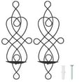 thumbnail image 1 of Candelabro De Pared De Hierro, Soporte De Candelabro De Pared De Resistencia A La Deformación De Forma única Innovadora Plegable Para Dormitorios Anggrek Disfraces, 1 of 8