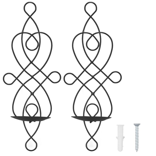 Candelabro De Pared De Hierro, Soporte De Candelabro De Pared De Resistencia A La Deformación De Forma única Innovadora Plegable Para Dormitorios Anggrek Disfraces