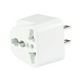 Universal Travel Adapter Converteruk/eu/au To Us Travel Plug In White