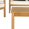 thumbnail image 6 of Safavieh Alda Natural, White, Navy Solid Print Outdoor Rugs, 6 of 9