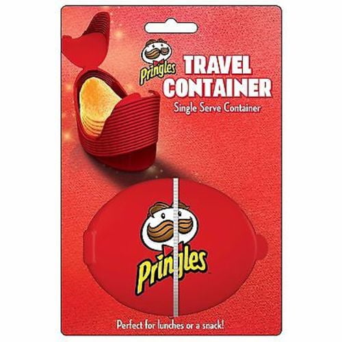 1x Pringles School & Travel Single Serve Lunch Container Chips Holder Snack Pot 
