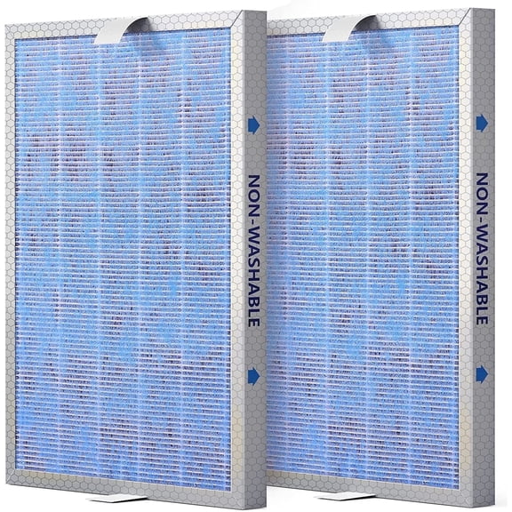 Membrane Solutions Genuine MSA3 Replacement Filter, Technology 3-in-1 HEPA Filter for MSA3S MSA3W Air Purifier, Pack of 2