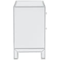 thumbnail image 5 of Home Square 1 Door Mirrored Nightstand in Antique Silver - Set of 2, 5 of 11