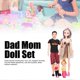 thumbnail image 2 of Family Doll Set Cute Vivid Dad Pregnant Mom Baby Doll Pretend Play Toy Birthday Gift Accessories, 2 of 4