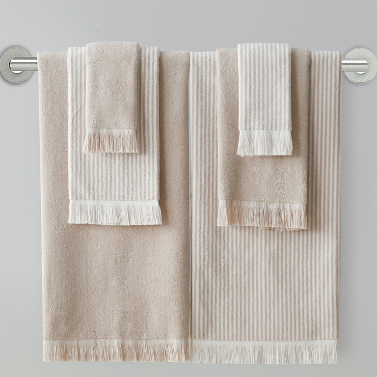 My Texas House Ruffle 16 x 28 Cotton Kitchen Towels, 3 Pieces, Beige