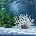 thumbnail image 4 of Aquarium Coral Branch Decor - Soft Plastic Artificial Sea Branch, Handmade Reef Ornament, Stable Base, Safe For Fish, Saltwater Tank Decoration, 4 of 7