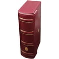 thumbnail image 4 of Leather Banknote World Currency Collection Holder Box: PMG Graded Banknote Holder, Currency Organizer Paper Money Holders for Collectors, Classic Paper Money Collecting Storage (Red), 4 of 12