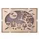 thumbnail image 2 of Xihbxyly Colgante Vintage de Halloween, Diseño Hueco de Madera con Luz Led, Grabado Acrílico Brillante, Decoración Festiva para El Hogar, Accesorios de Cosplay y Fiesta, Perfecto para Halloween, 17 X, 2 of 2
