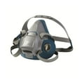 thumbnail image 1 of 3M 50051131494911 Rugged Comfort Half Mask 6500 – Standard Drop-Down, Large, Grey/Blue, 1 of 1
