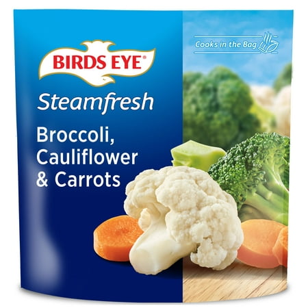 Birds Eye Steamfresh Broccoli, Cauliflower & Carrots, Frozen, 10.8 oz