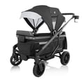 thumbnail image 1 of Evenflo Shyft Rideshare All-Terrain Performance Stroller Wagon (Sterling Black), 1 of 5